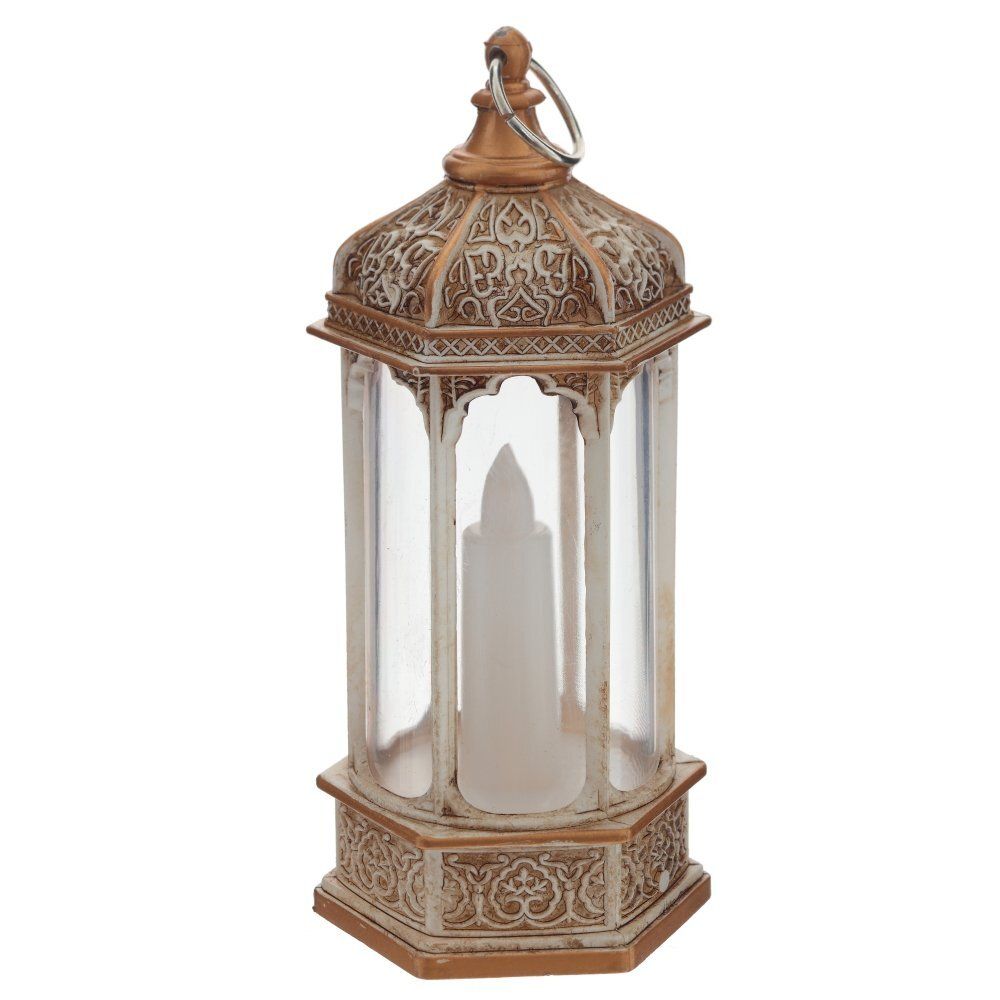 GAEM Изделие декоративное "Фонарь" с подсветкой (3хАG13), L5,5 W6 H13,5 см, 4в.