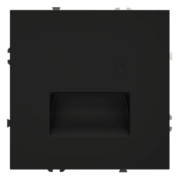 Подсветка светодиодная встраиваемая VOLTUM S70 с датчиком, (черный матовый) vls070708