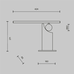 Настольный светильник Maytoni MOD467TL-L9B3K