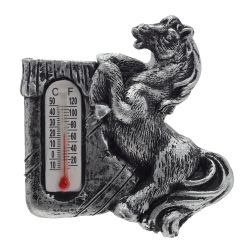GAEM Магнит "Лошадка" с термометром, L5 W1,5 H5,5 см, 8в.
