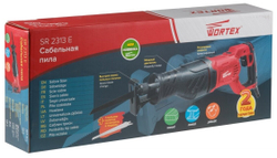 Сабельная пила WORTEX SR 2313 E в кор. + 2 пильных полотна(SR2313E02826)