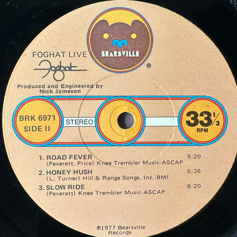 Foghat ‎– Live (США 1977г.)