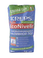 ПОЛ НАЛИВНОЙ KREPS ECONIVELIR ГИПСОВЫЙ 25КГ