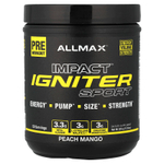 ALLMAX, IMPACT™ IGNITER Sport, предтренировочный комплекс, со вкусом персика и манго, 320 г (11,29 унции)