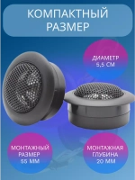 Динамики автомобильные пищалки твитеры СТС120