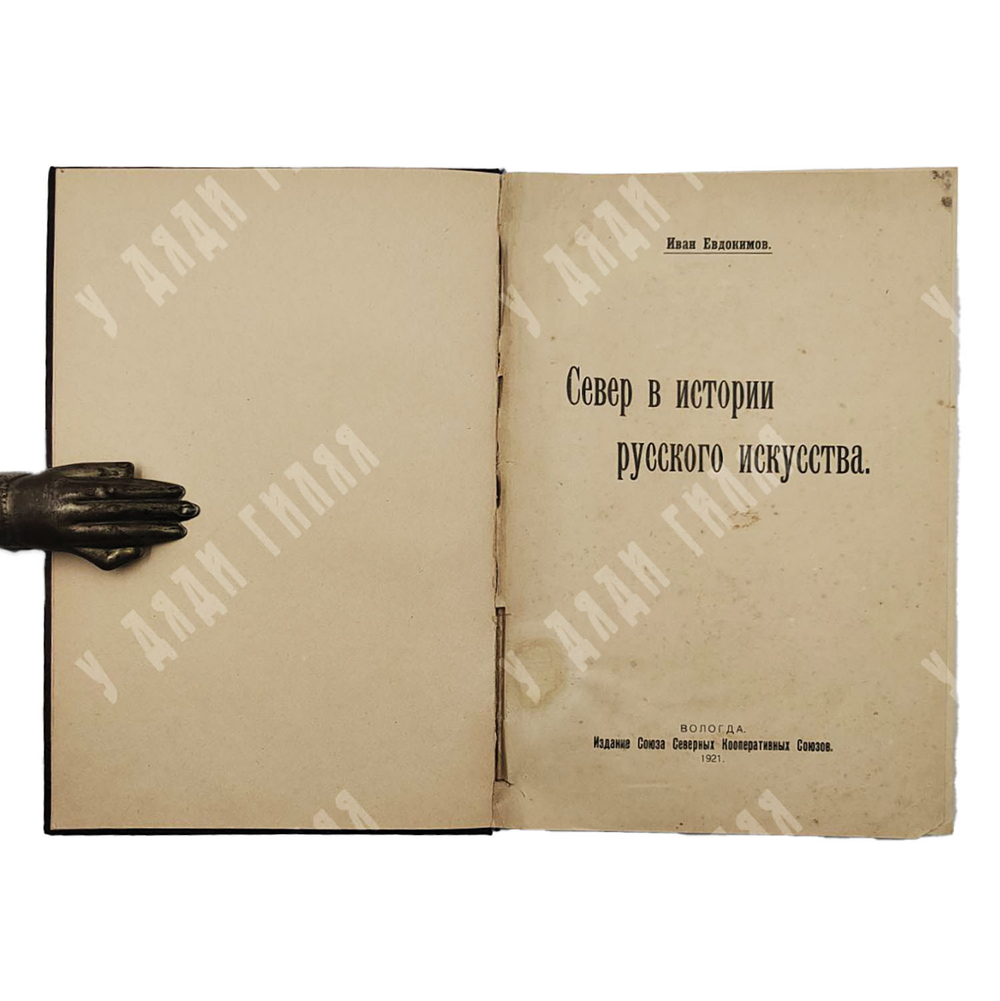 Евдокимов И. Север в истории русского искусства. Вологда: Союза Северных кооперативных союзов. 1920.