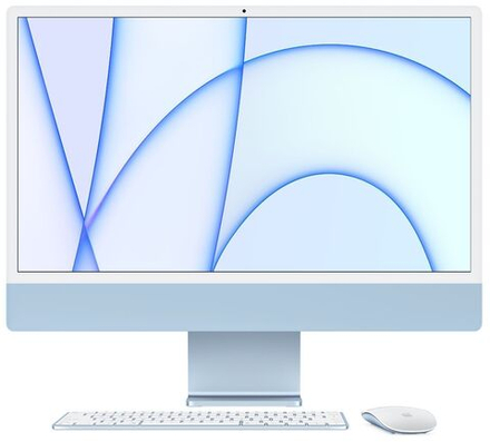 Apple iMac 24” 4.5K Retina, Apple M1 8C CPU, 8C GPU/16GB/1TB SSD Blue (Синий)