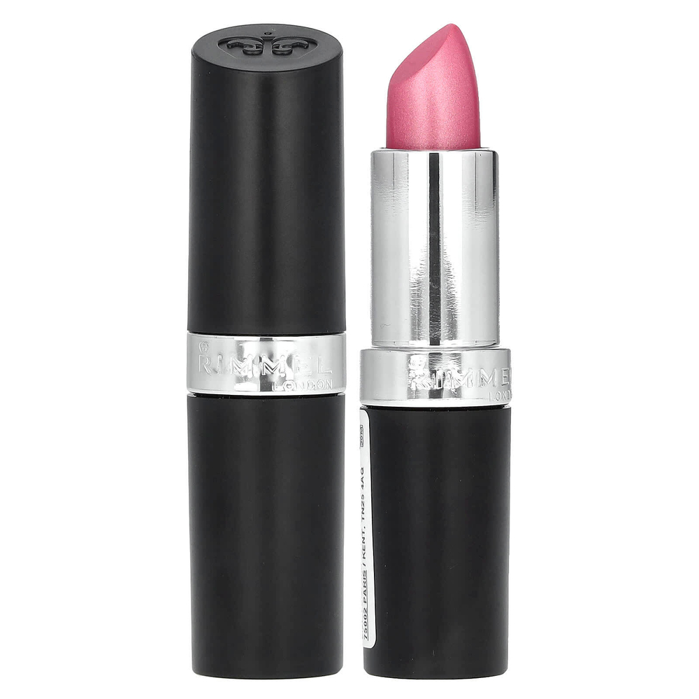 Rimmel London, Стойкая губная помада, мягкое сияние, оттенок 905 Iced Rose, 4 г (0,14 унции)
