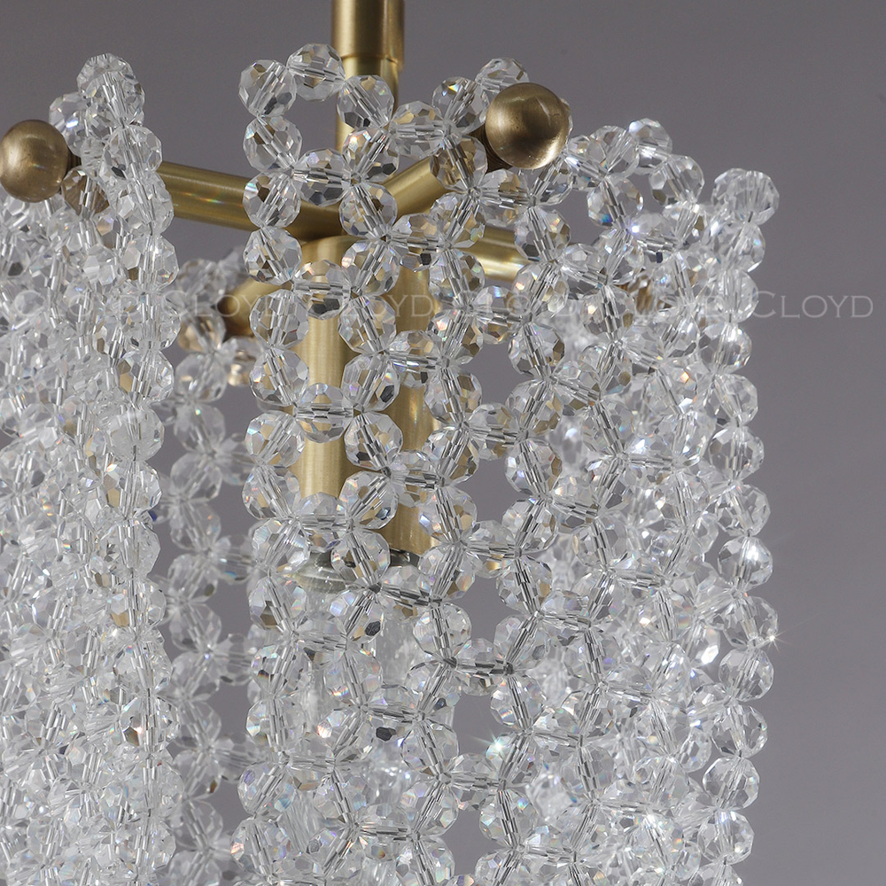 Подвесной светильник Cloyd WITTE P1 / Ø10 см - латунь (арт.11536)