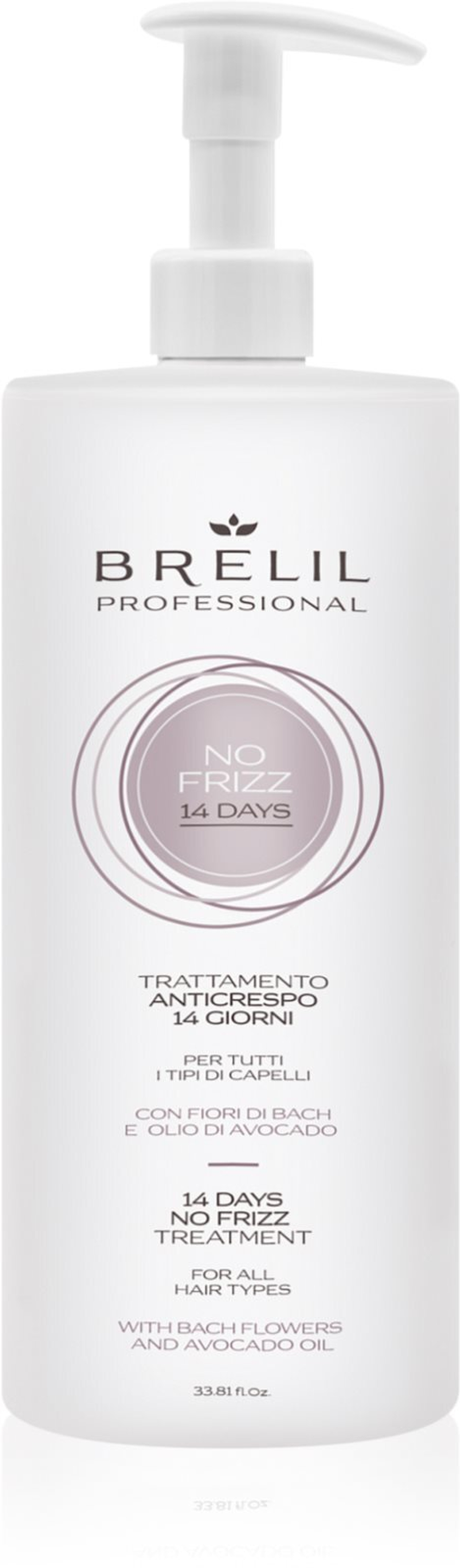 Brelil Numero No Frizz 14 Days No Frizz Treatment - молочко для волос против пушистости /   1000  ml  / GTIN 8011935080588