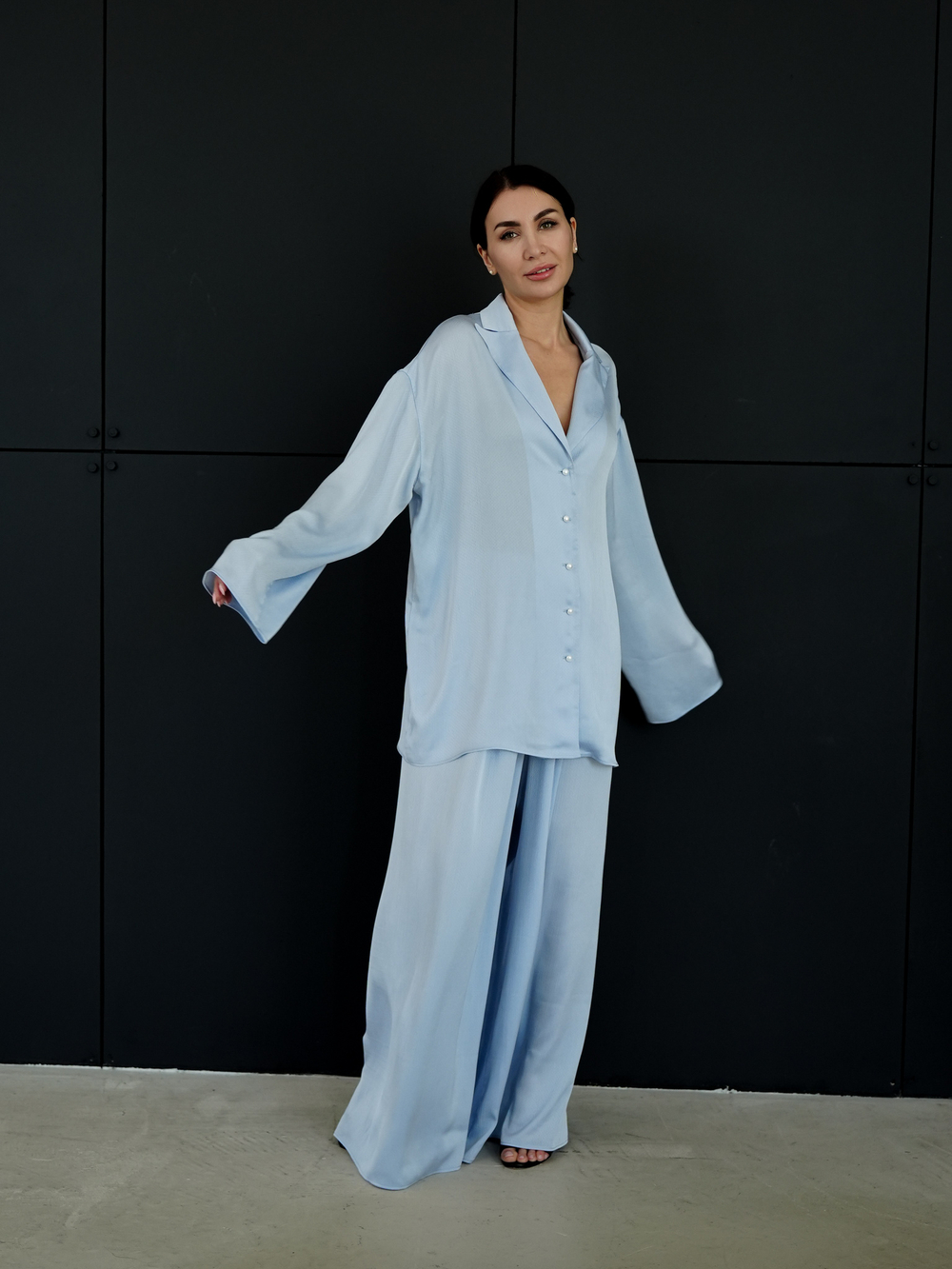Костюм голубая жемчужина оверсайз
