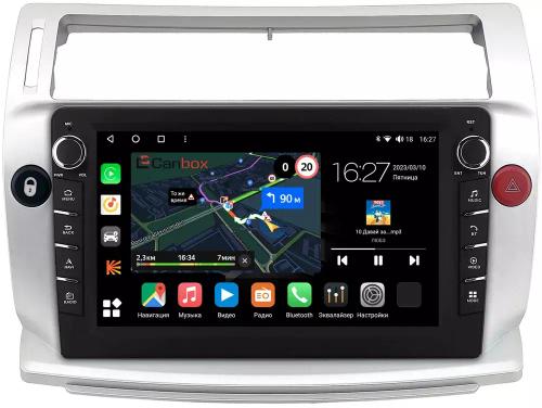 Магнитола для Citroen C4 2004-2011 - Canbox 9-814 Android 10, Быстрая, CarPlay, 4G SIM-слот