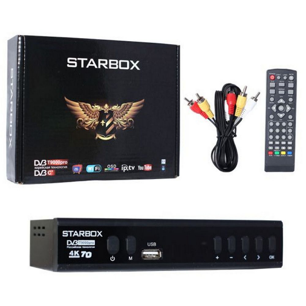 Цифровая ТВ приставка Starbox T9000pro DVB-C+