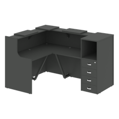 Onix Ресепшн O.R-K-26 Антрацит 1973*1568*1187