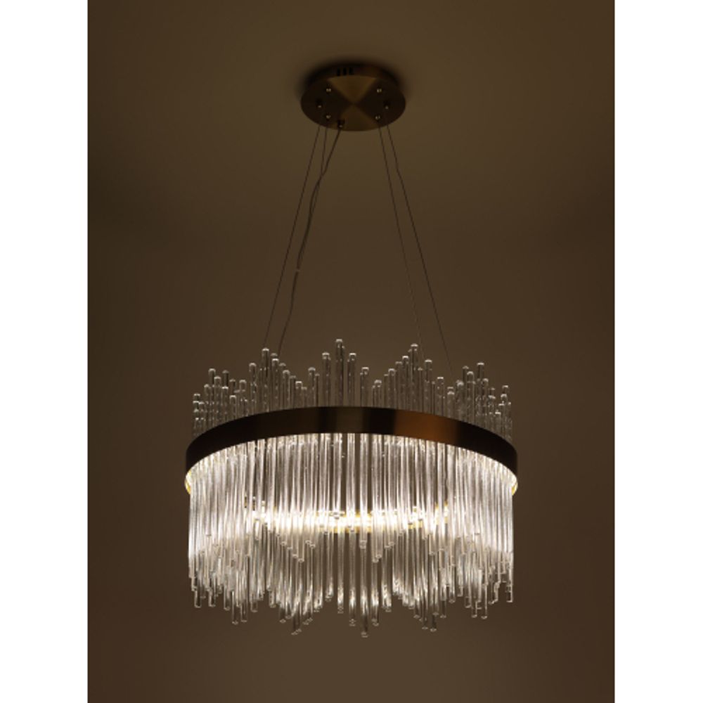 Люстра Rivoli Gwen 6192-201 подвесная светодиодная LED 3000-6300К 112 Вт с пультом | Rivoli