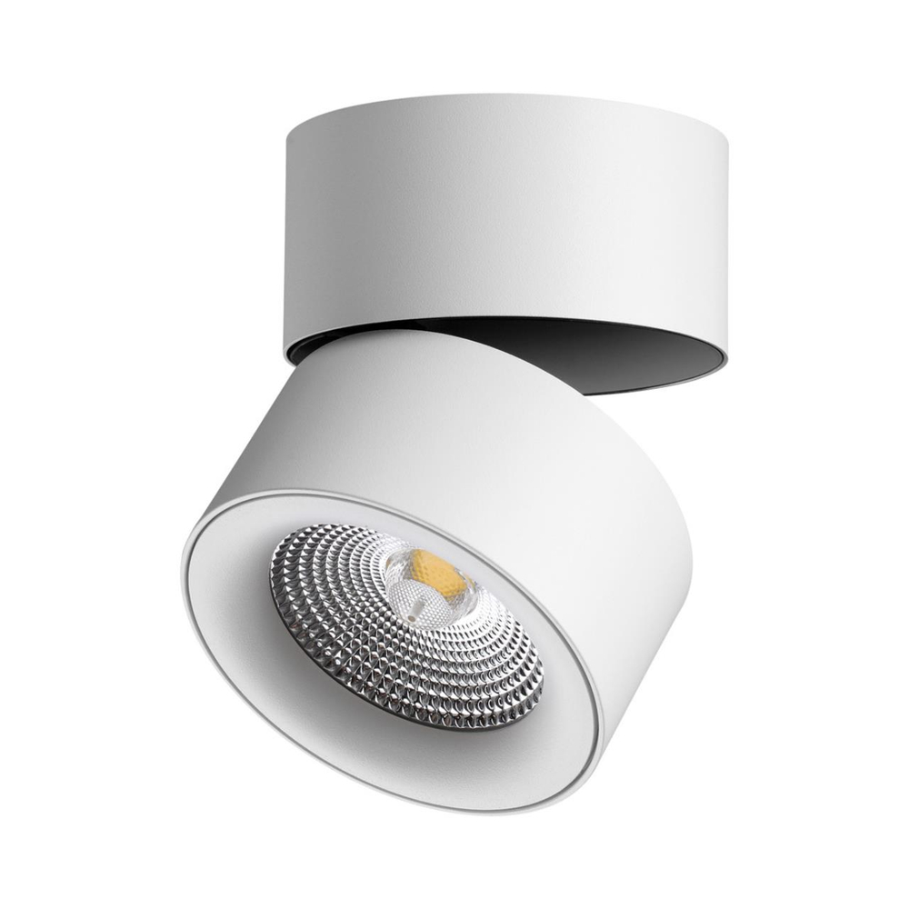 358782 OVER NT21 364 белый Светильник накладной светодиодный IP20 LED 25W 4000K 2200Лм 100-265V GRODA