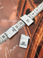 Размерник белый "XS" 14 мм