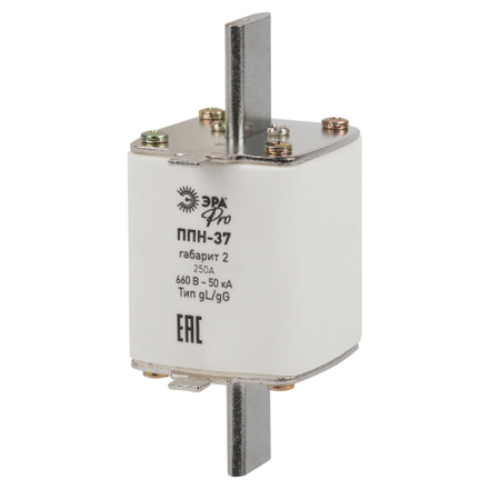 Плавкий предохранитель ЭРА PRO ppn-37-2-250 ППН-37, габарит 2, 250А