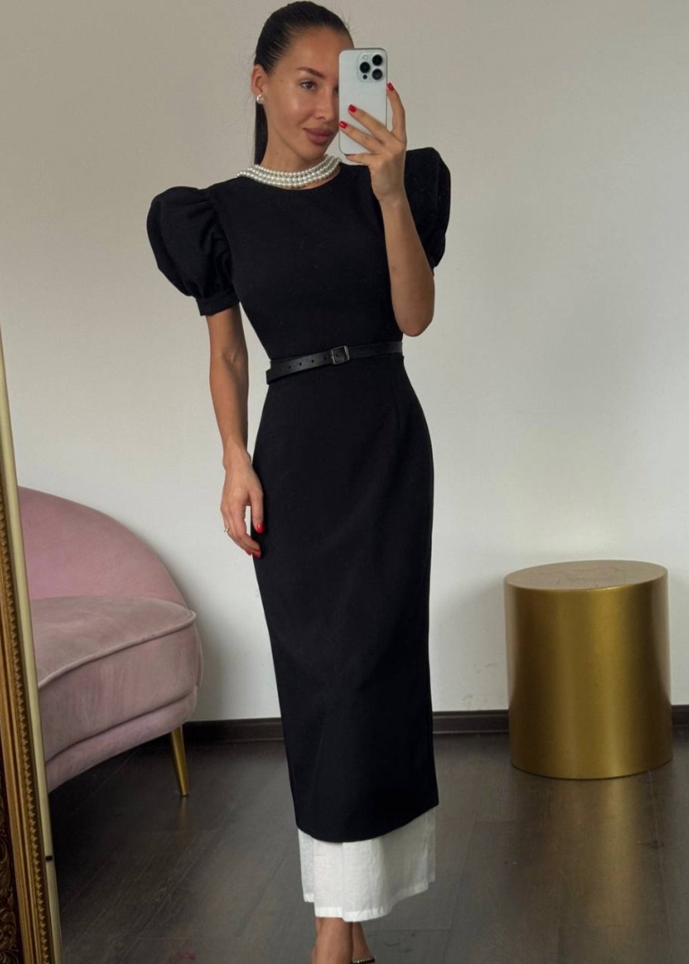 Платье Леди, Черный