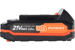 Батарея аккумуляторная PB BR 21V(Max) Li-ion UES 2.0 Ah, тонкая зарядка Patriot 180301122