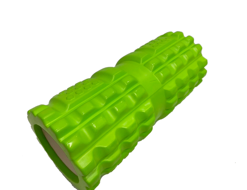 Ролик массажный для йоги MARK19 Yoga Athens 33x14 см зелёный