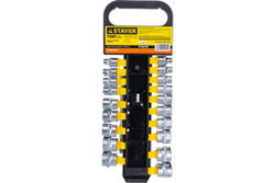 STAYER  RSS 21M, 21 предм., (3/8"), Набор торцовых головок (27752-H21)