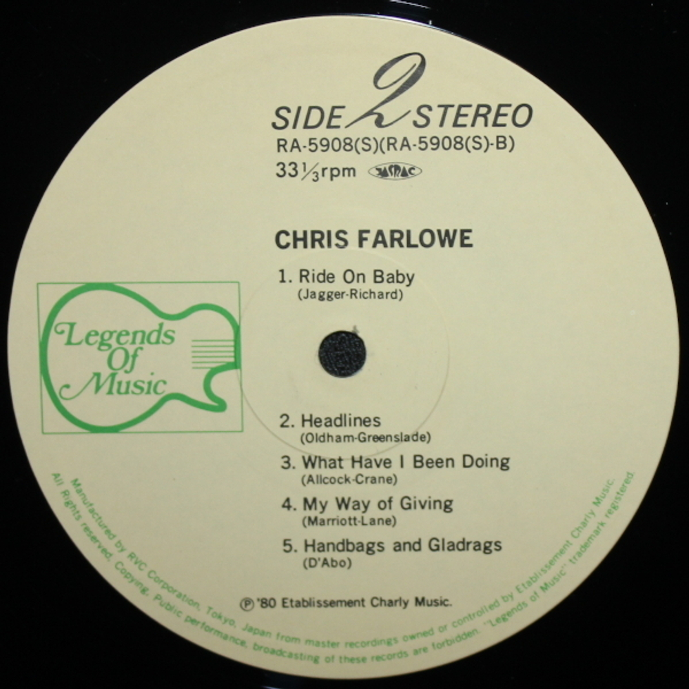 Chris Farlowe / Out Of Time - Paint It Black (LP)