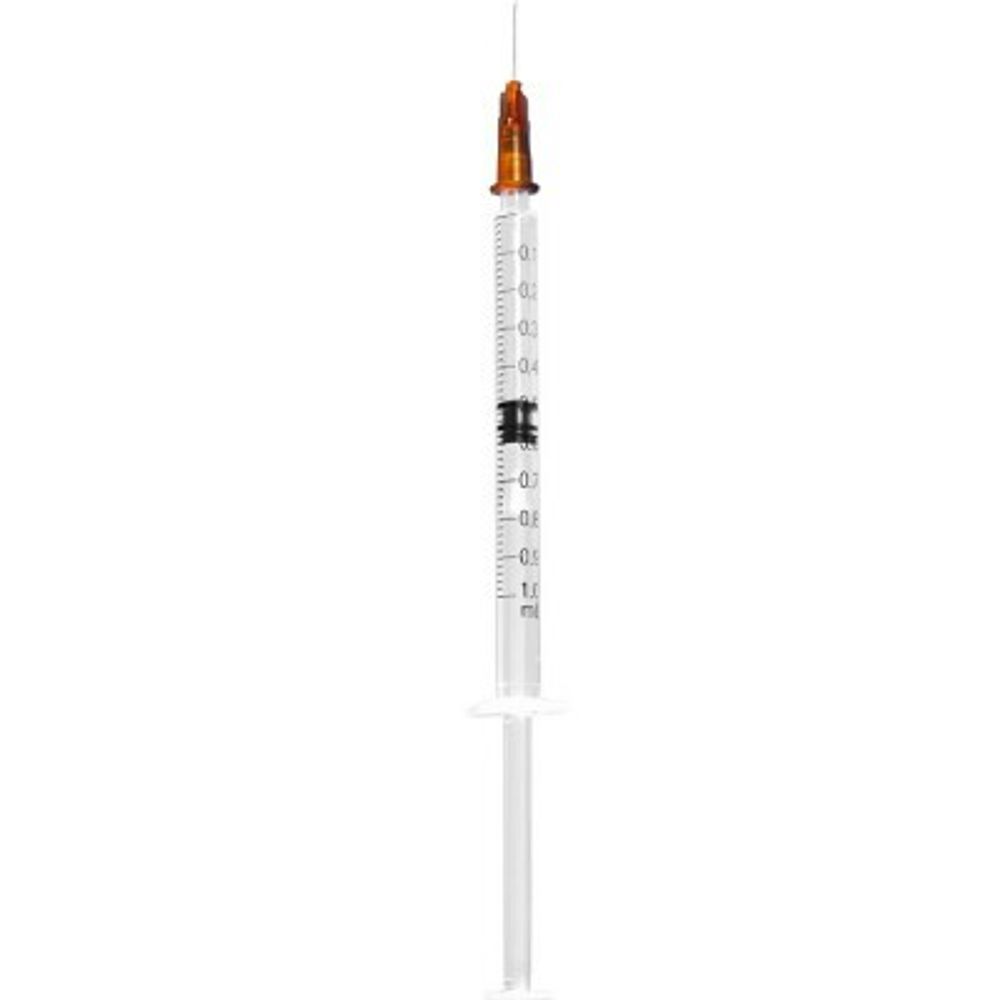 Vogt Medical туберкулиновый шприц 1 мл с иглой 26G, 100 шт.