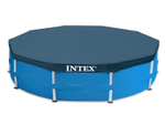 Бас Тент Intex для каркасного бассейна Metal Frame 457см выступ 25см