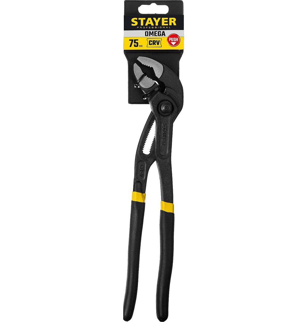 STAYER Omega, 300 мм, переставные клещи, Professional (2240)