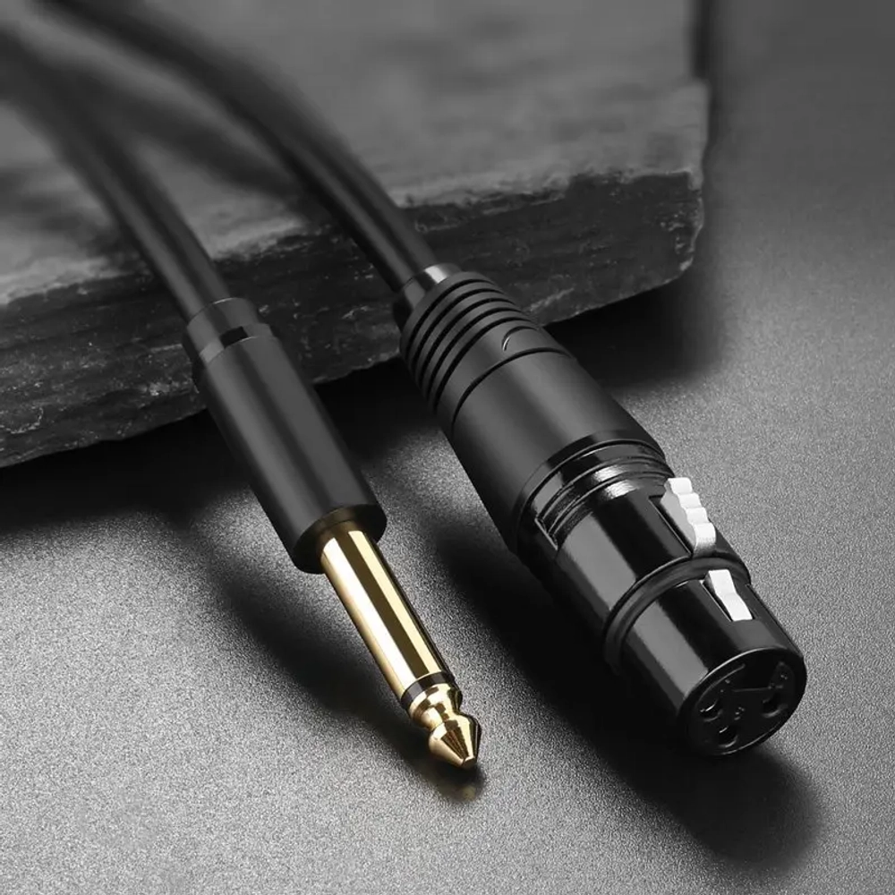 Кабель Audio 6.35mm - XLR, 2m. UGREEN 20719