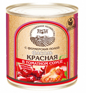 Фасоль красная в томатном соусе 0,4