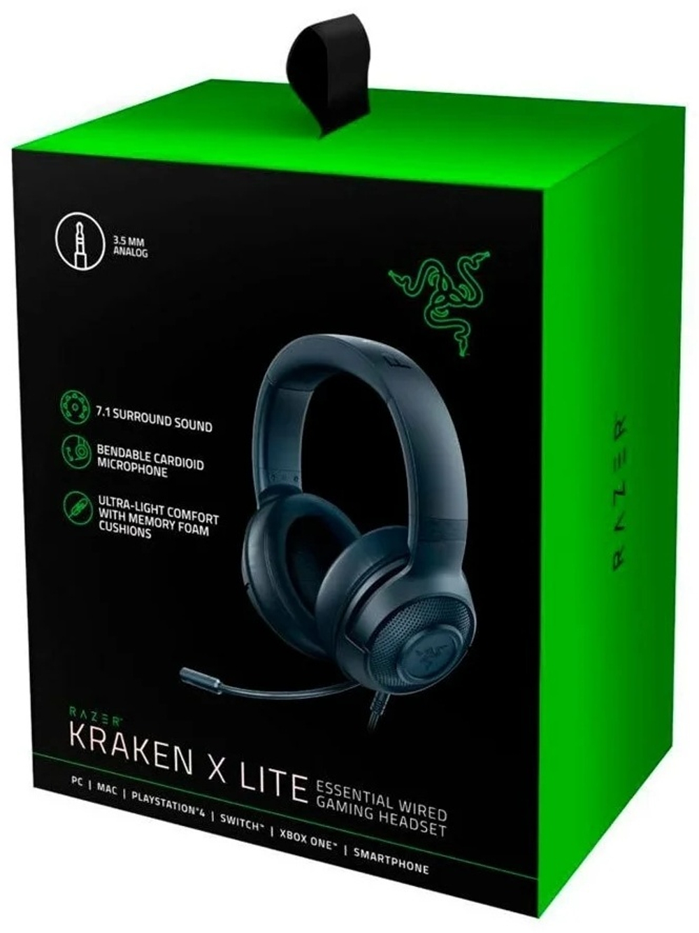 Наушники Razer Kraken X Lite черный