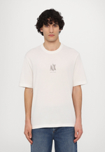 Armani Exchange Базовая футболка - Белый