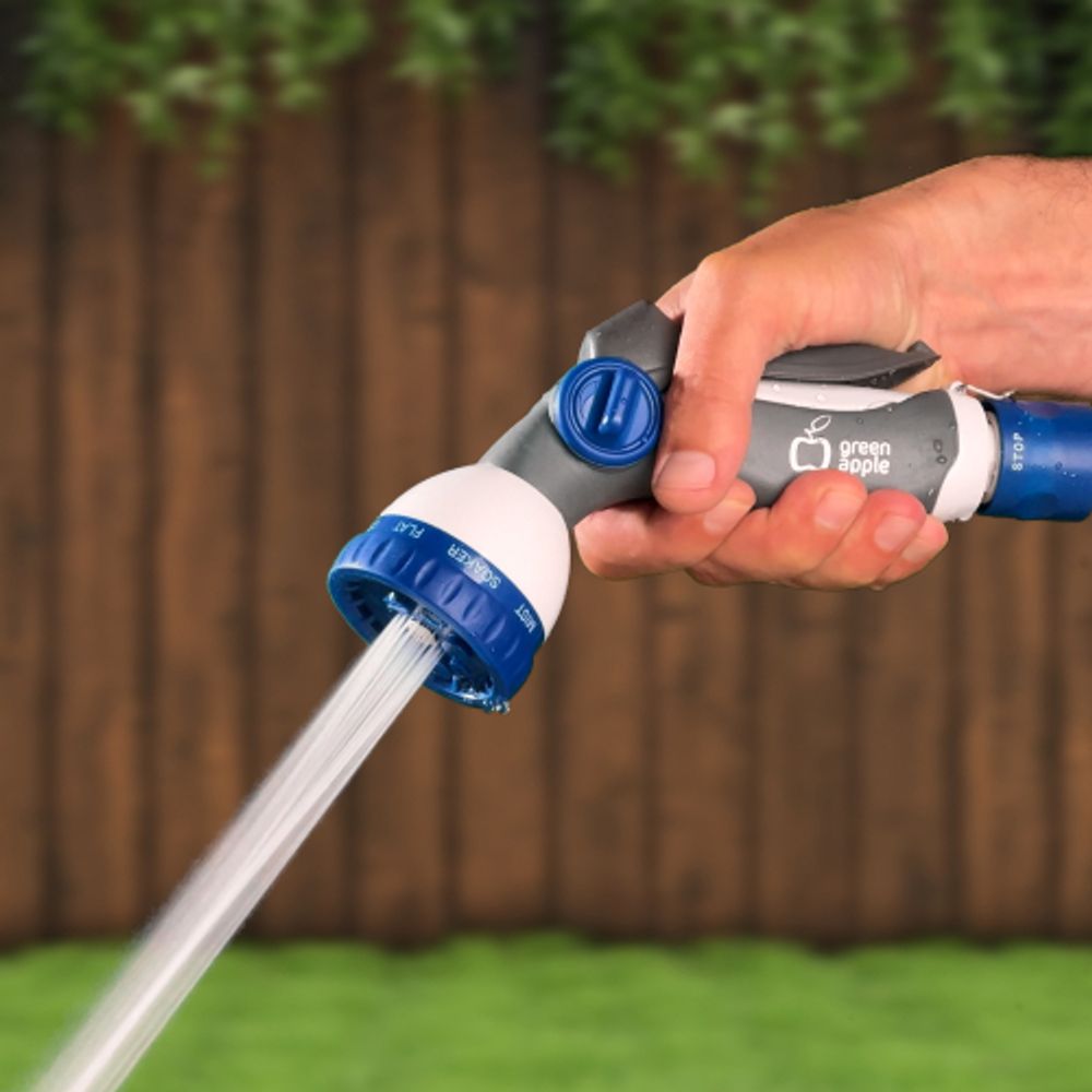 GWHM12-037 GREEN APPLE Пистолет-распылитель, пластик, 8 режимов | Аксессуары для полива Green Apple