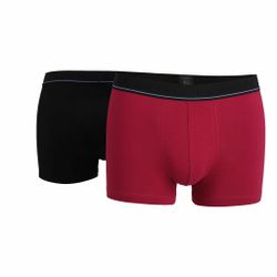 Мужские трусы боксеры набор из 2-х штук (красные, черные) BUGATTI 50016/6061 430