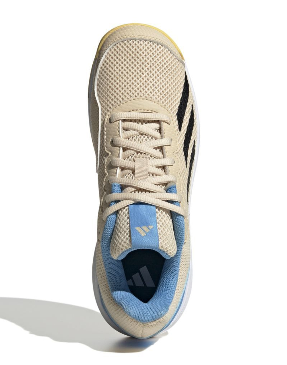 детские Кроссовки теннисные Adidas Courtflash K - Бежевый