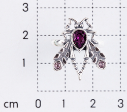 "Биитле" кольцо в серебряном покрытии из коллекции "Кассида" от Jenavi