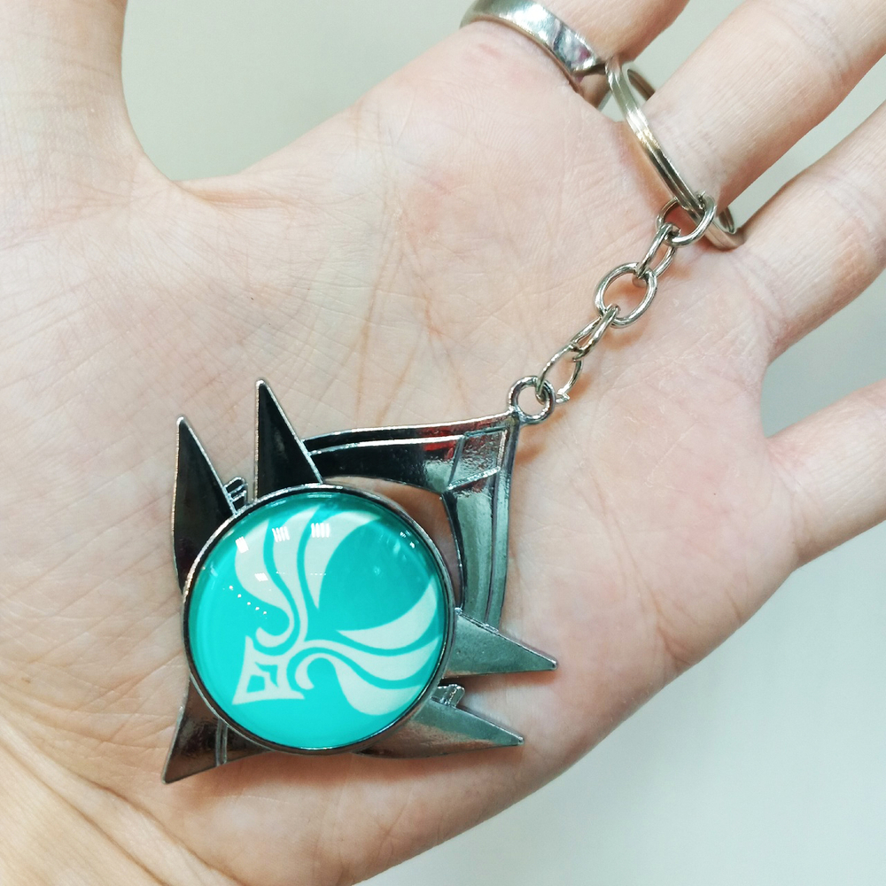 Брелок светящийся "Genshin Impact / Геншин - Снежная"