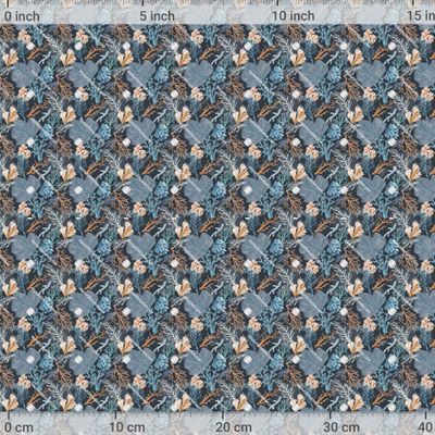 Кораллы и водоросли (темны фон) by Anastasia Lembrik 1200 DPI