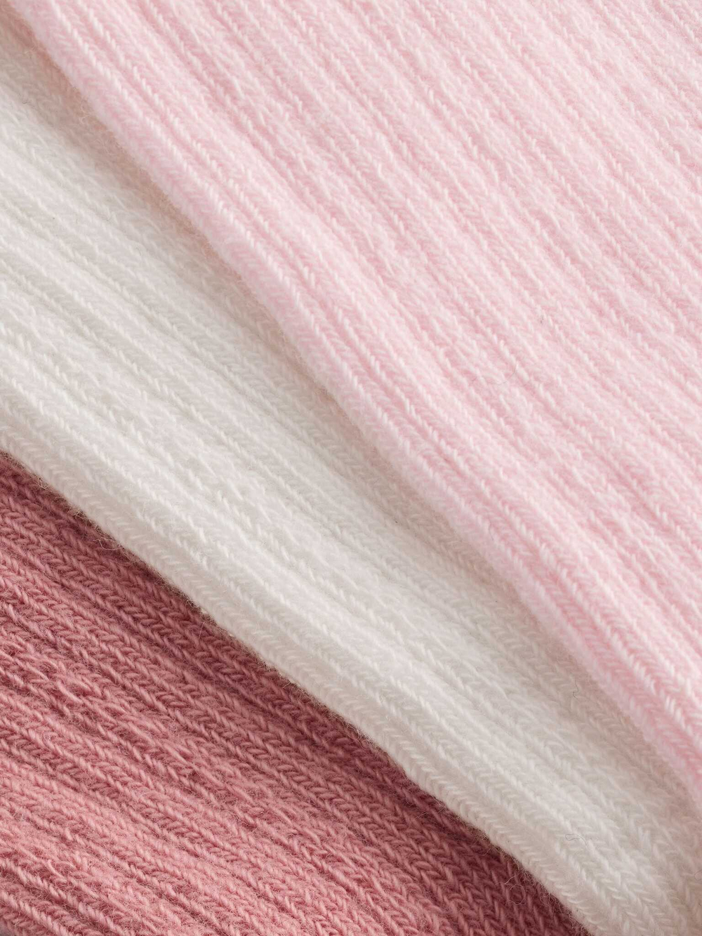 Носки для малышей Next E48-275, 3 шт., Белый, Розовый