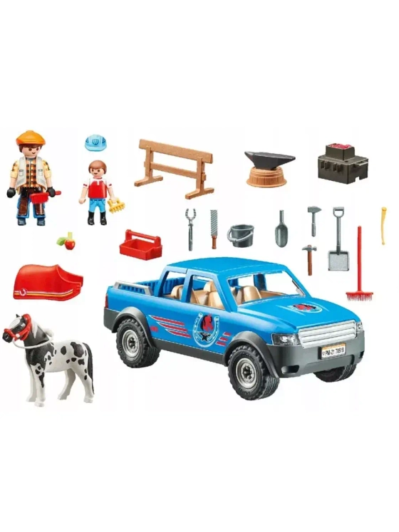 Набор Мобильный кузнец на джипе Playmobil 70518