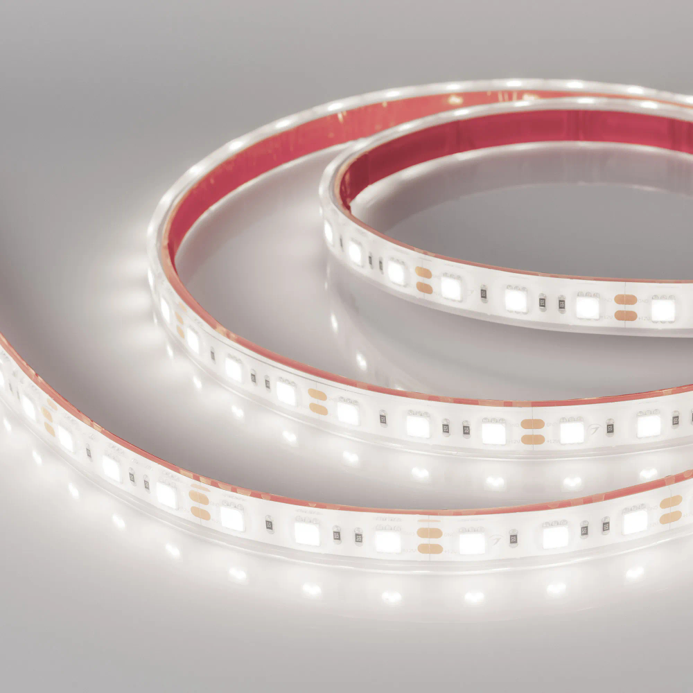 Светодиодная лента герметичная RTW-PFS-B60-13mm 12V Day5000 (14.4 W/m, IP68, 5060, 5m) (Arlight, 14.4 Вт/м, IP68) 036256