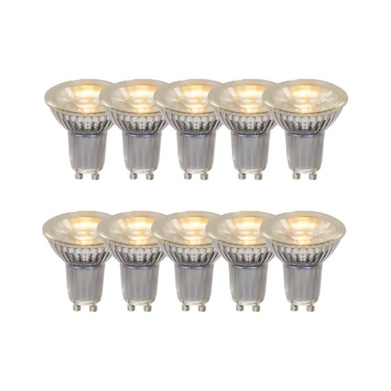 Лампа светодиодная Lucide GU10 5W 2700K MR16 прозрачная 49008/10/60