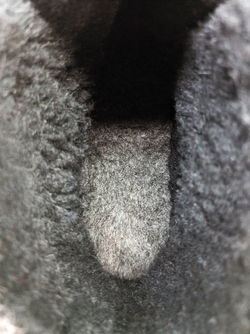 Ботинки из натурального каракуля "DOUBLE COLOR"