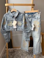 Новые джинсы Monnalisa, 128