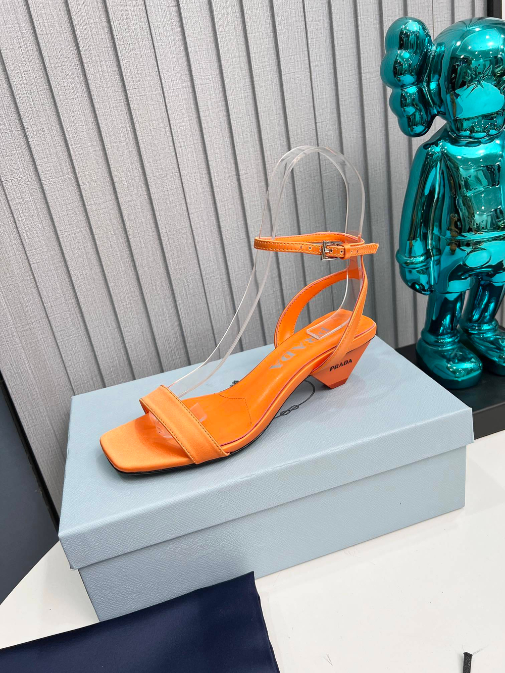 Prada Satin Sandals