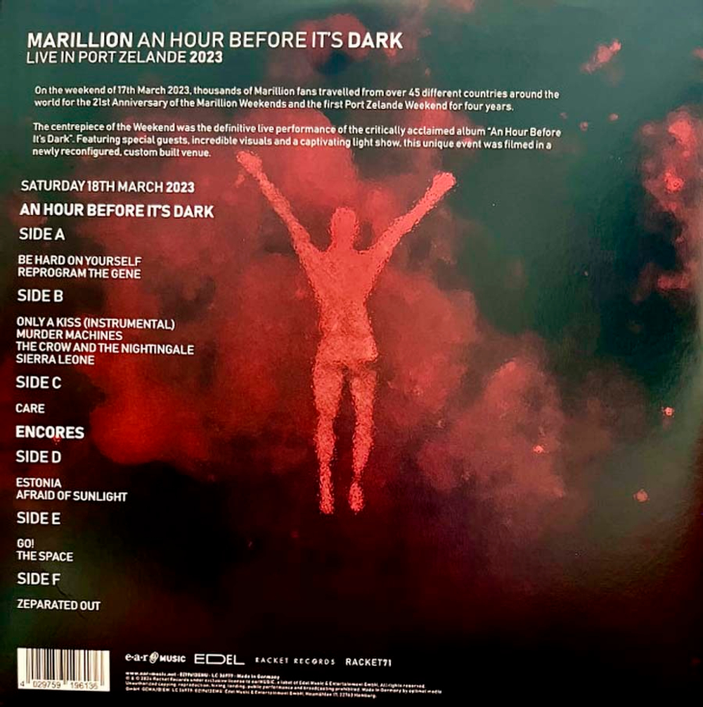 Marillion / An Hour Before It's Dark Live In Port Zelande 2023 (3LP)