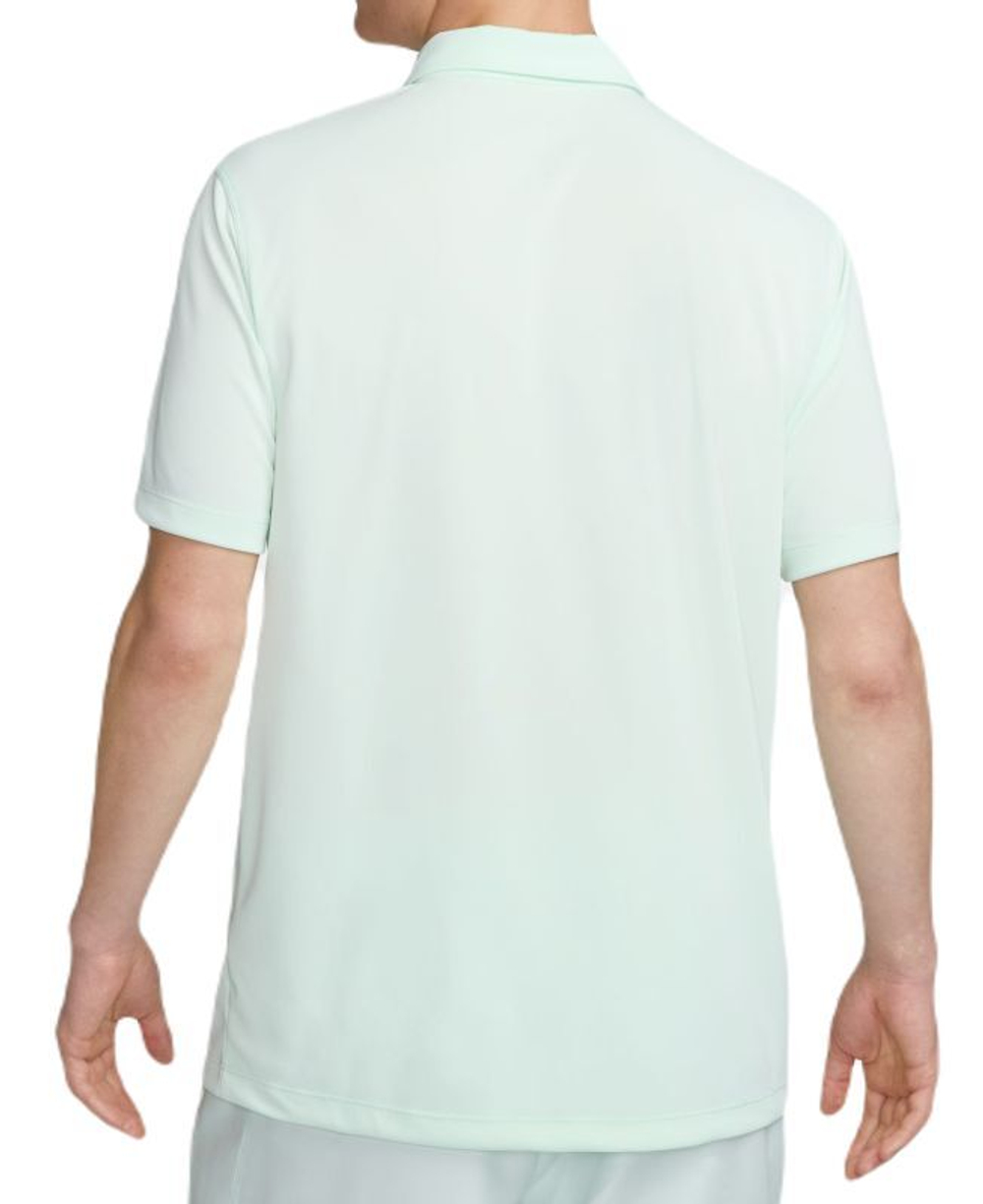 Мужское теннисное поло Nike Court Dri-Fit Solid Polo - barely green/black
