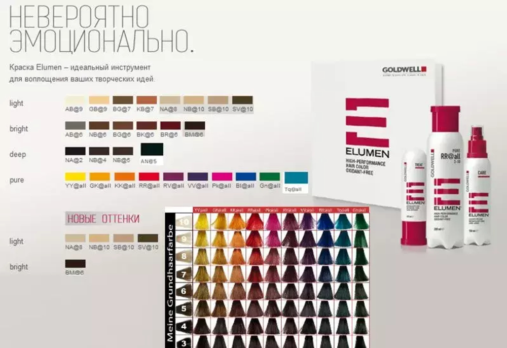 Goldwell Elumen NB@4 натуральный коричневый 200 мл